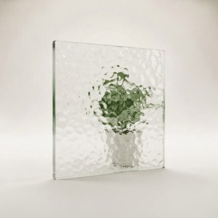 4mm Cathedral patterned glass cut to size