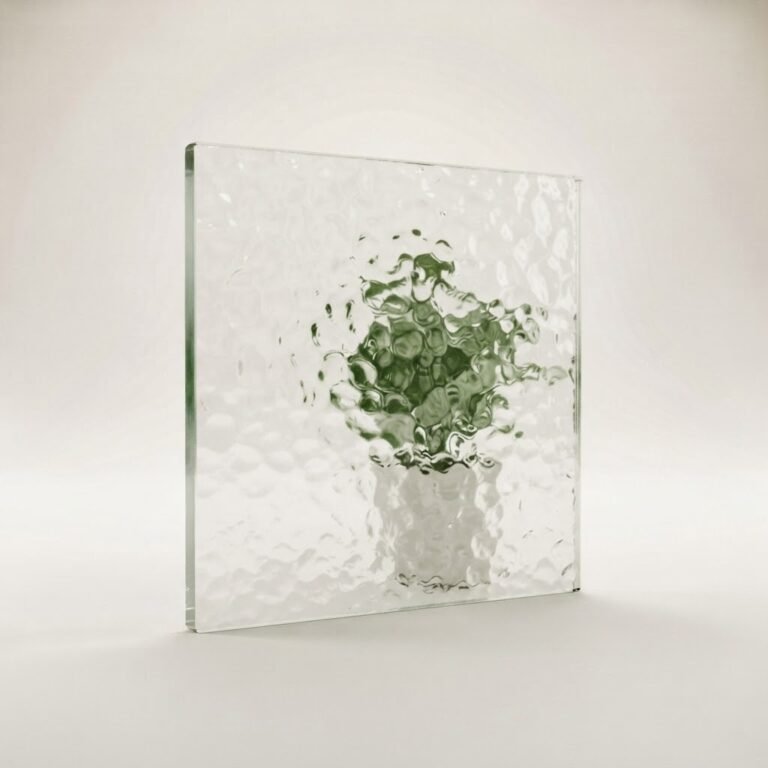 4mm Cathedral patterned glass cut to size