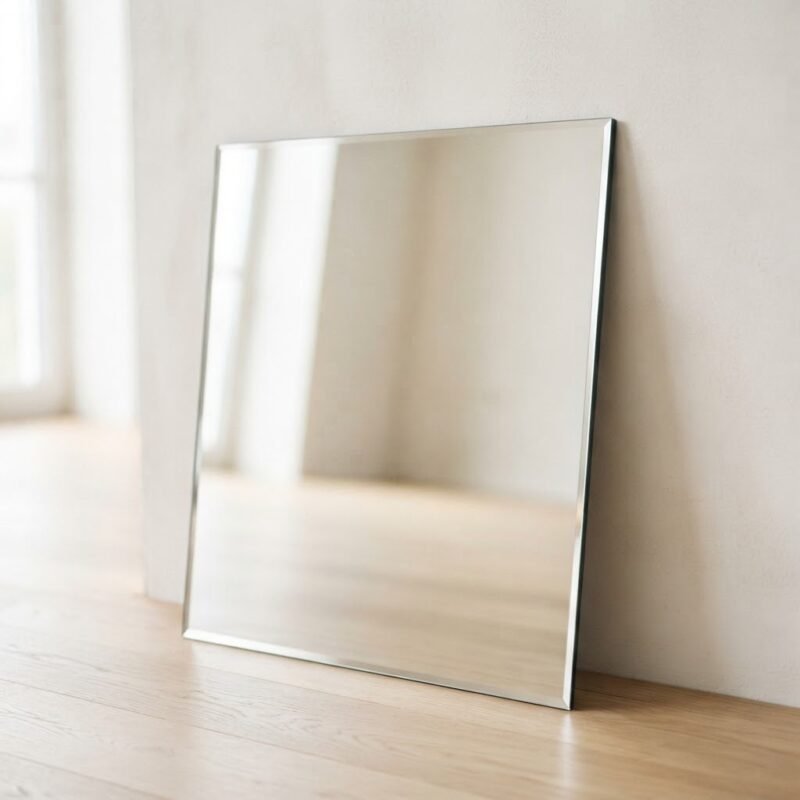 6mm silver mirror cut to size with polished edge