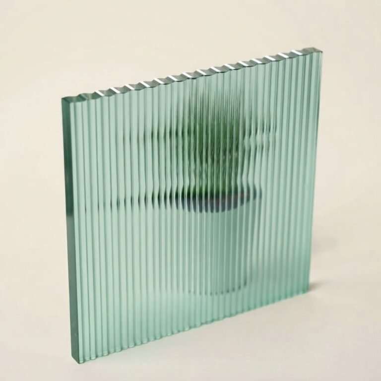 Narrowline reeded glass