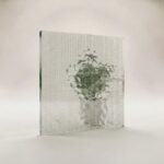 Satinlite obscure patterned glass cut to size