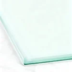 10.38mm translucent laminate glass panel – edge close-up