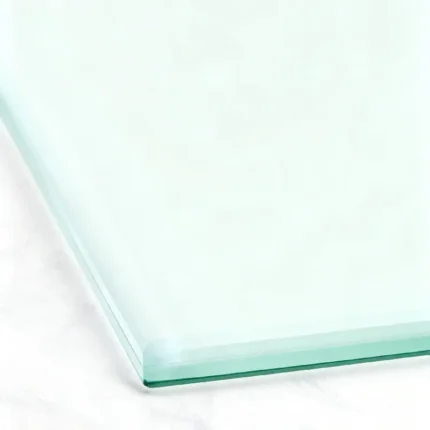 10.38mm translucent laminate glass panel – edge close-up