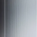 4mm satinlite patterned glass panel – edge close-up