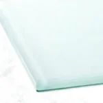 6.38mm translucent laminate glass panel – edge close-up
